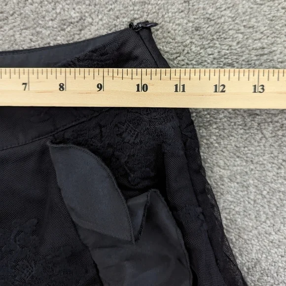 Women's Lace & Ruffle See Through Pants Size XSmall Y2K Whimsigoth Goth - Picture 7 of 10